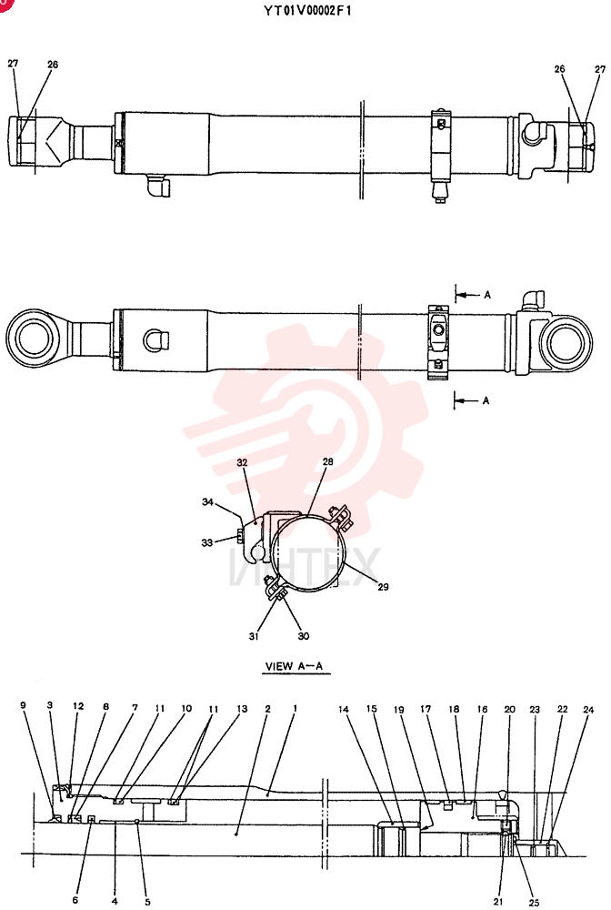 CYLINDER ASSY. YT01V00002F1