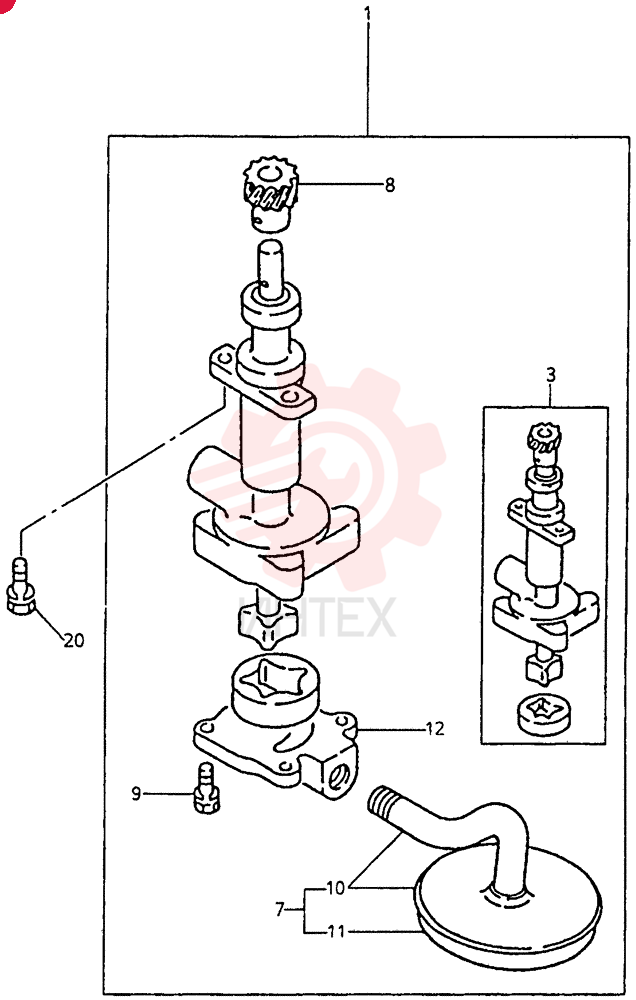 ENGINE OIL PUMP VI8943629233