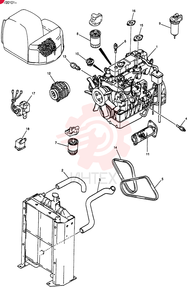 ENGINE YT02P00001F1