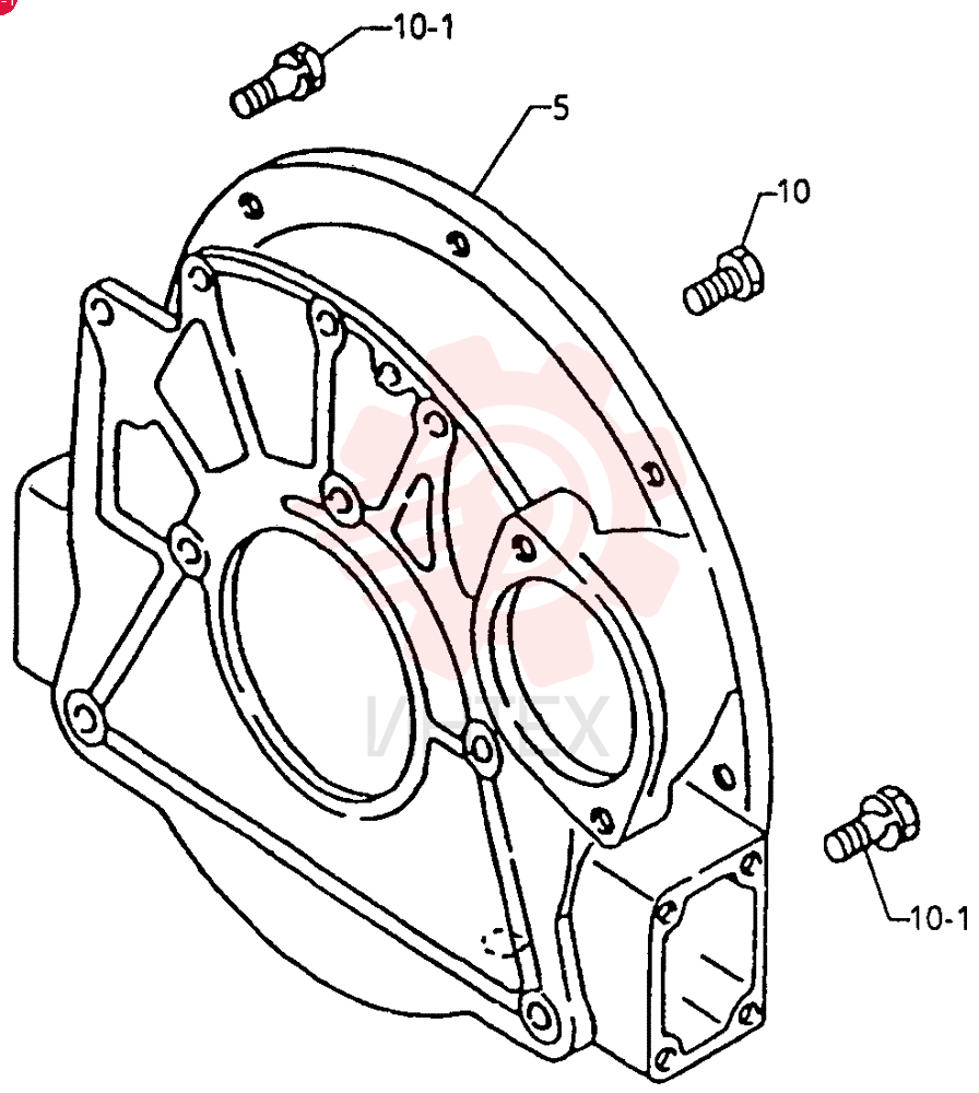HOUSING; FLYWHEEL VI8943204413