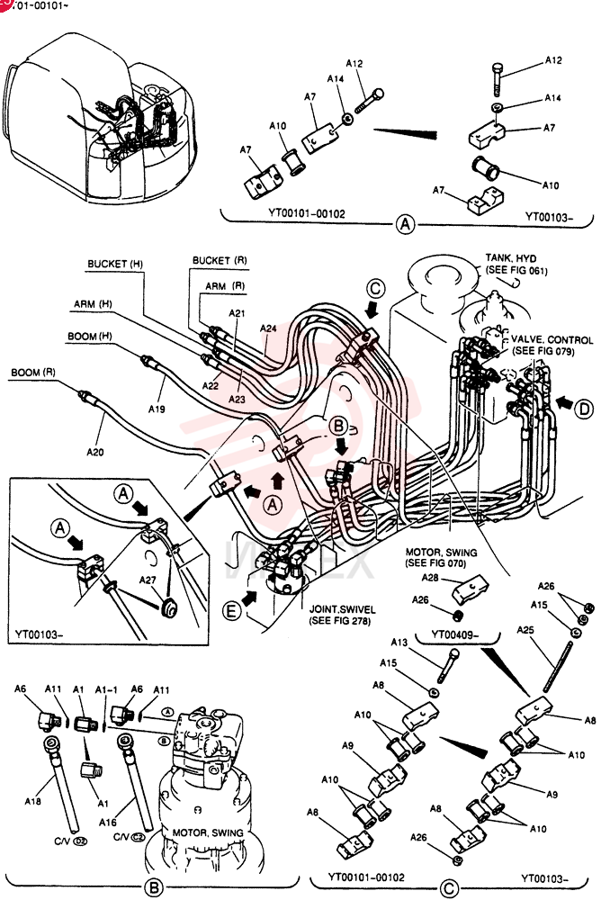 HYD LINES,UPP YT03H00004F1 (1)