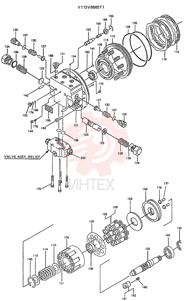 HYDRAULIC MOTOR YT15V00002F1 (1)