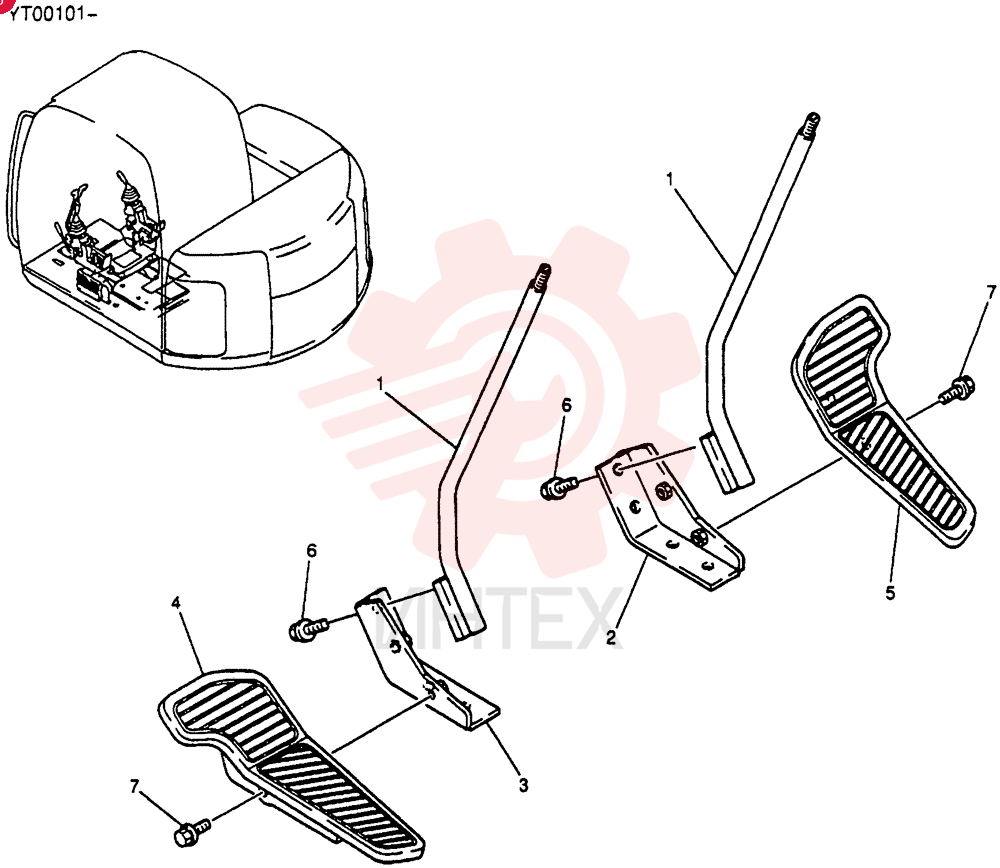 LEVER ASSY. YV50M00003F1