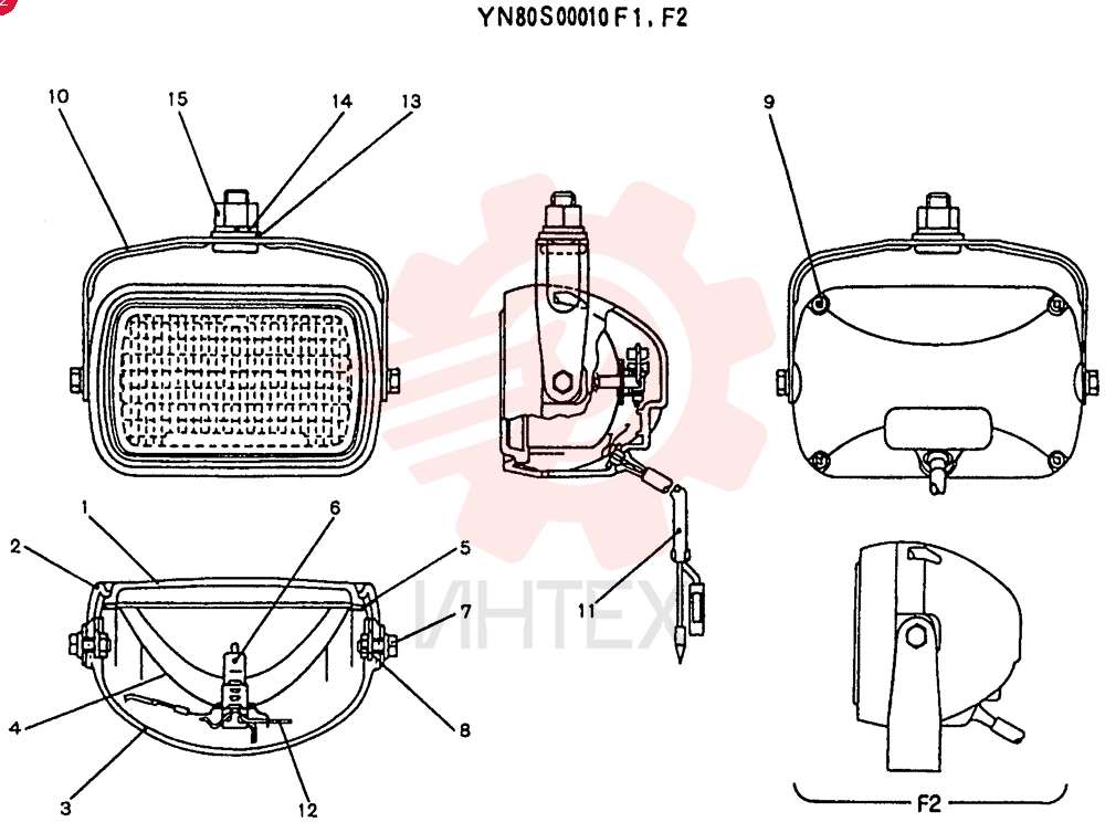 LIGHT ASSY. YN80S00010F1