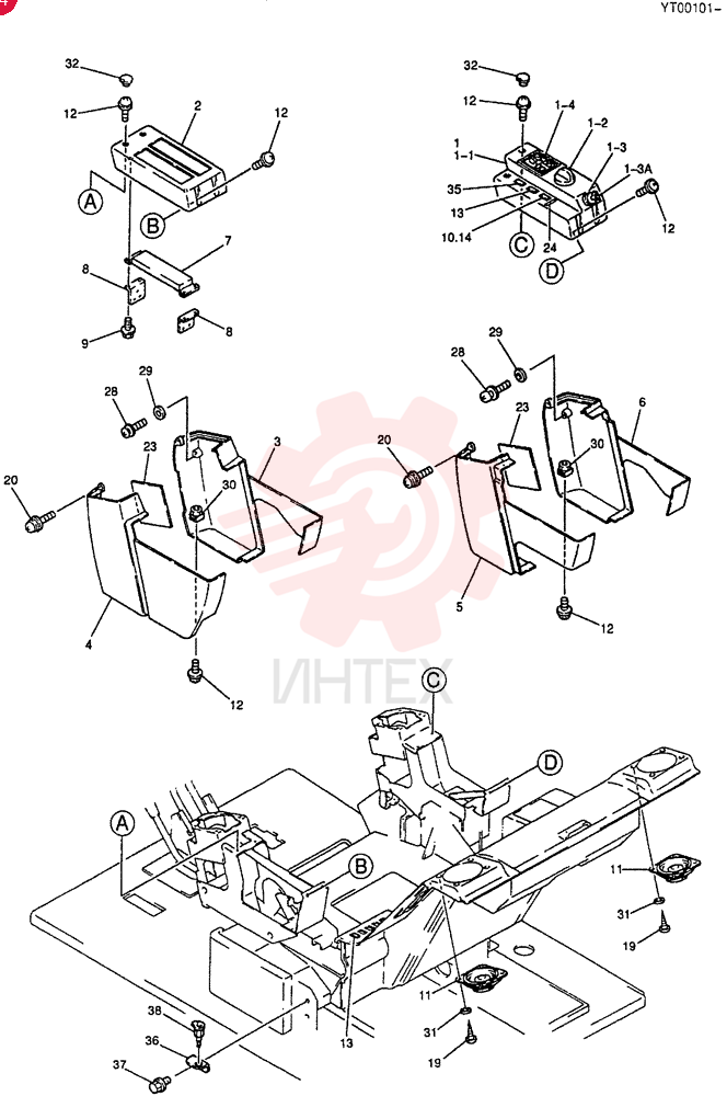 PANEL ASSY,INSTRUMENT YT17M00003F3 (2)