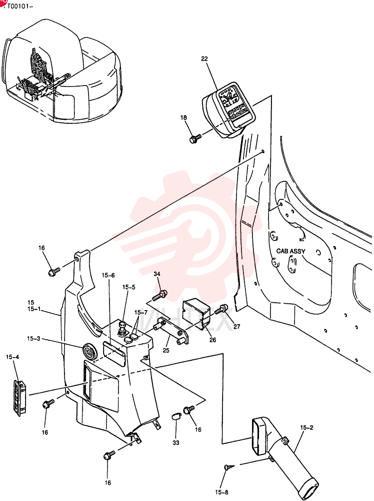 PANEL ASSY,INSTRUMENT YT17M00003F2 (1)