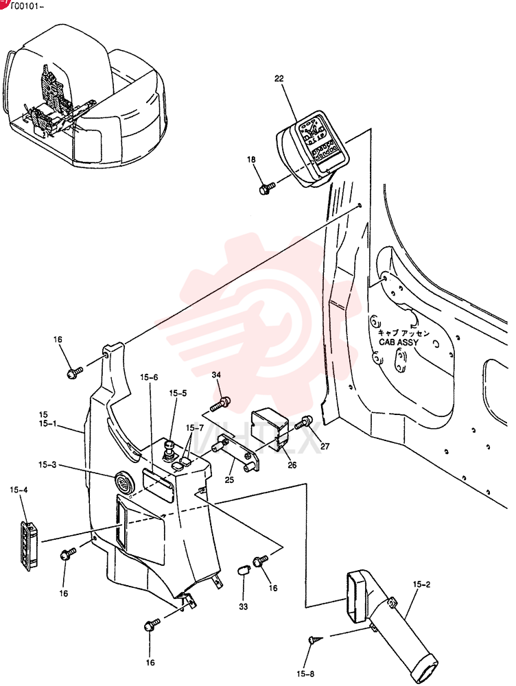 PANEL ASSY,INSTRUMENT YT17M00003F3 (1)
