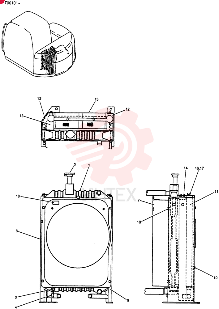 RADIATOR YT05P00001F1