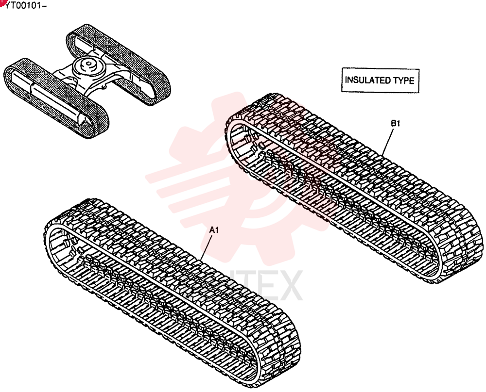 RUBBER TRACK YR61D00009P1
