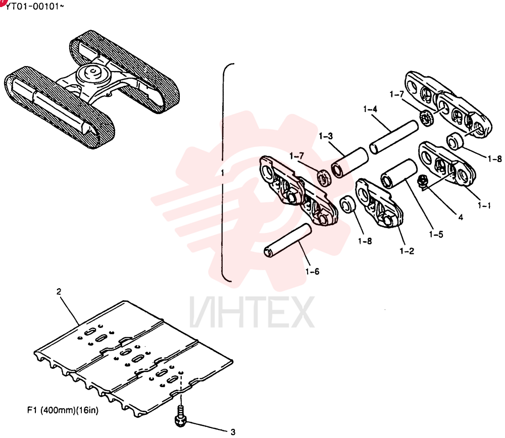 SHOE ASSY YT60D00007F1