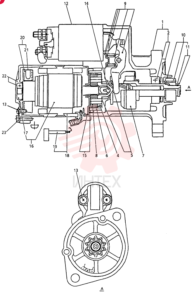 STARTER MOTOR VI8971374780 (2)