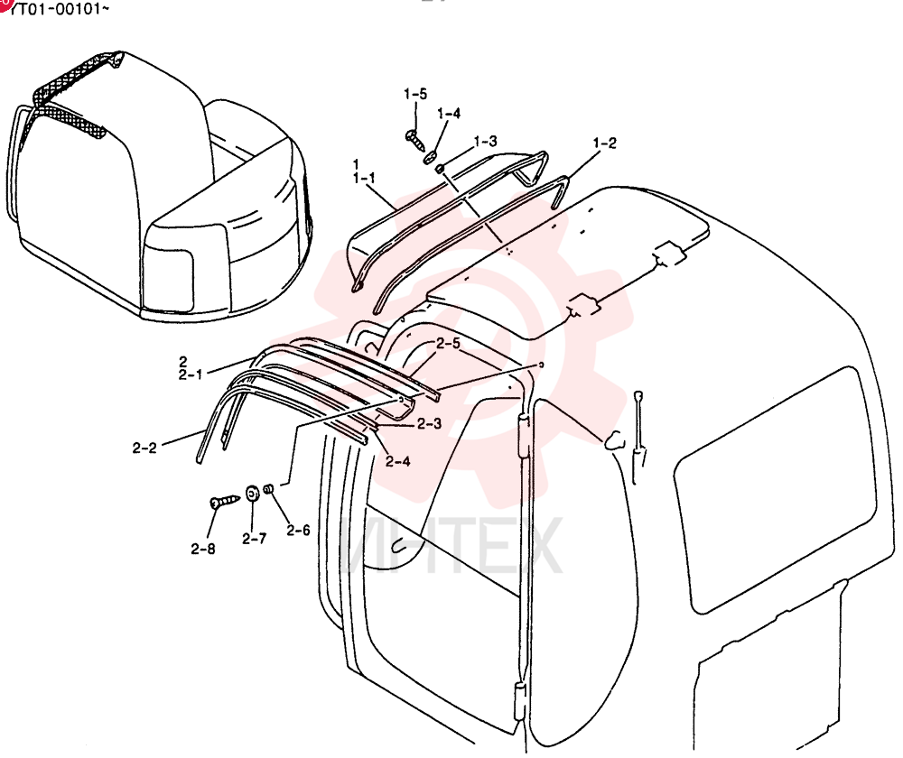 SUN VISOR YT55C00001F1