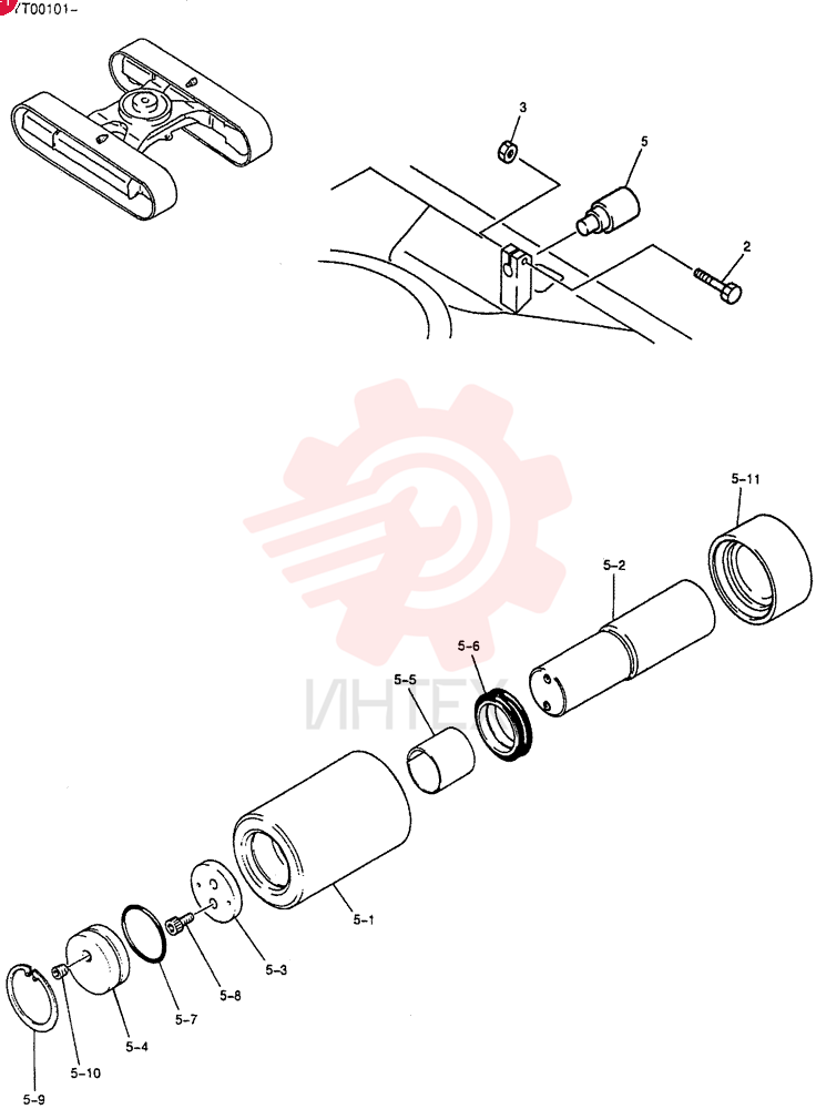 TRACK ROLLER LE64D00006F3