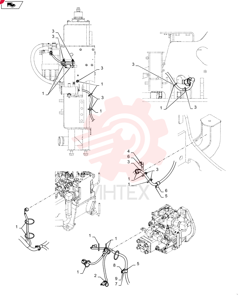 CABLE TIE,188mm L PY01P01043D3 (3)