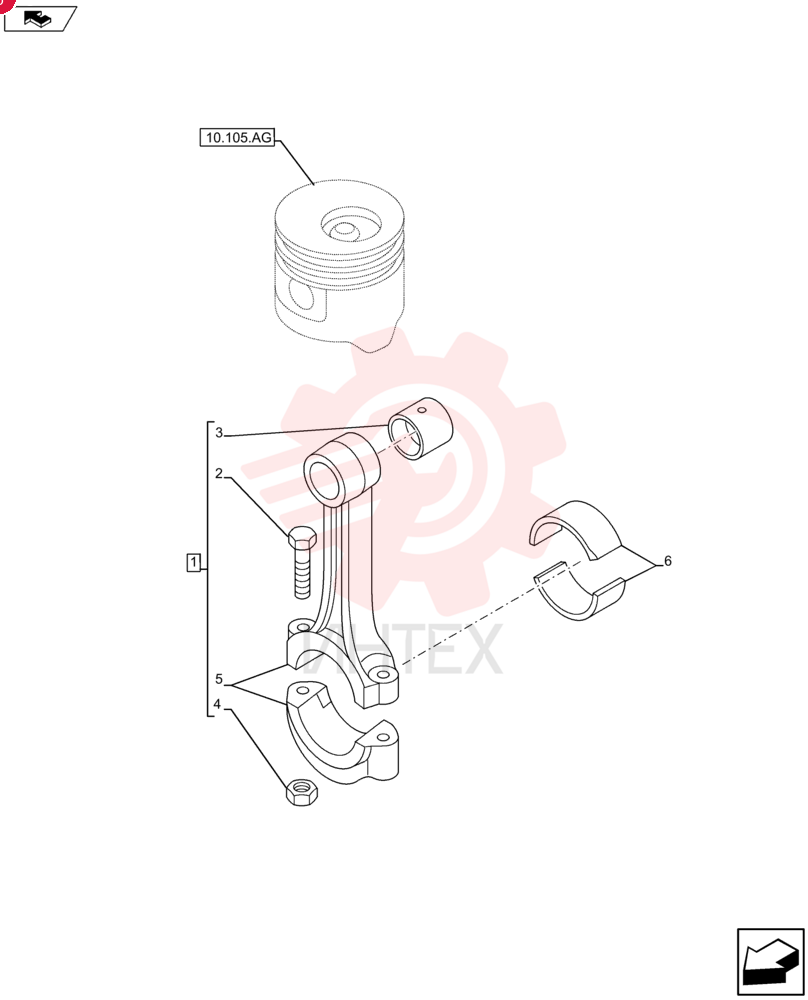 CONNECTING ROD VI8980757761
