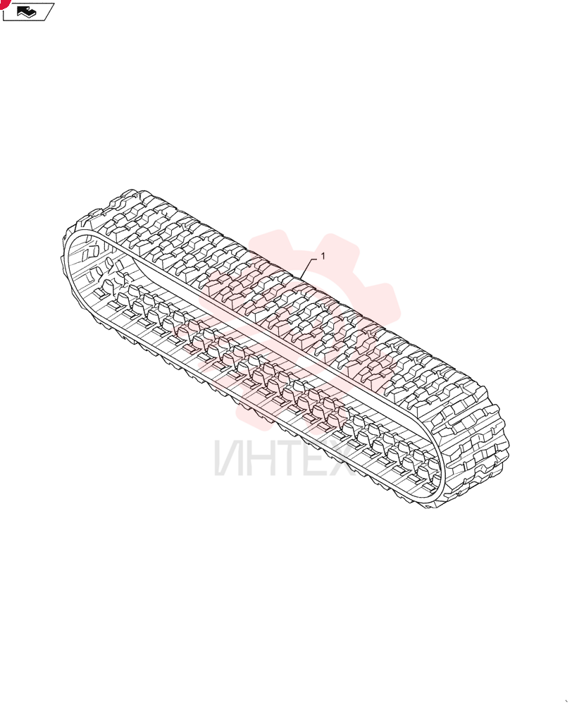 CRAWLER TRACK ASSY YT61D00006P1