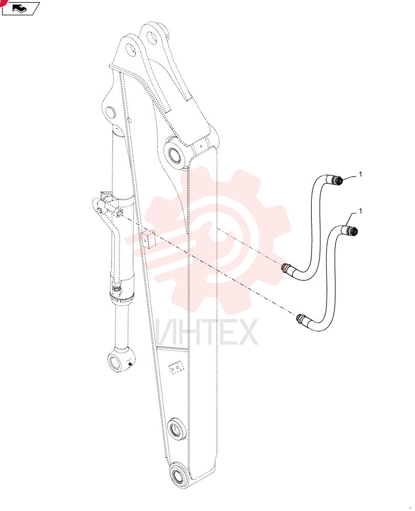 FLEXIBLE HOSE YT42H01068DU