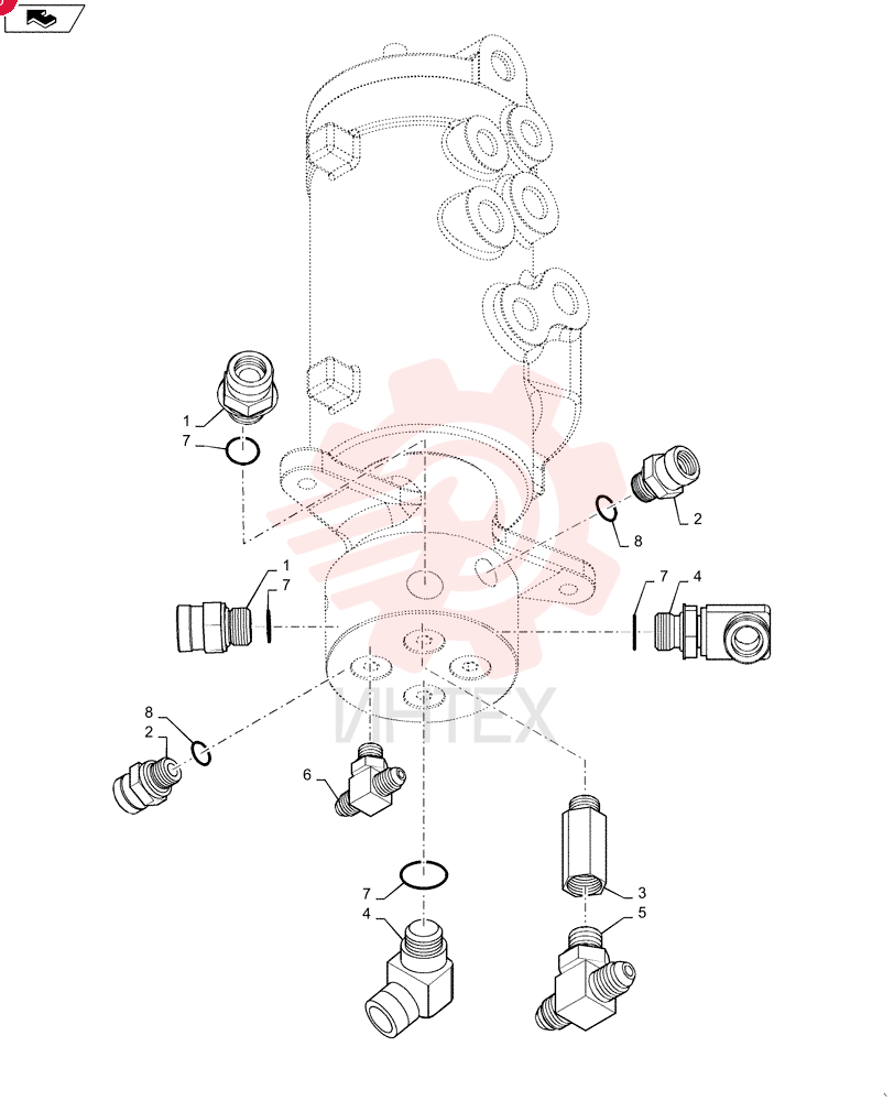 HYD CONNECTOR ZA23F18008