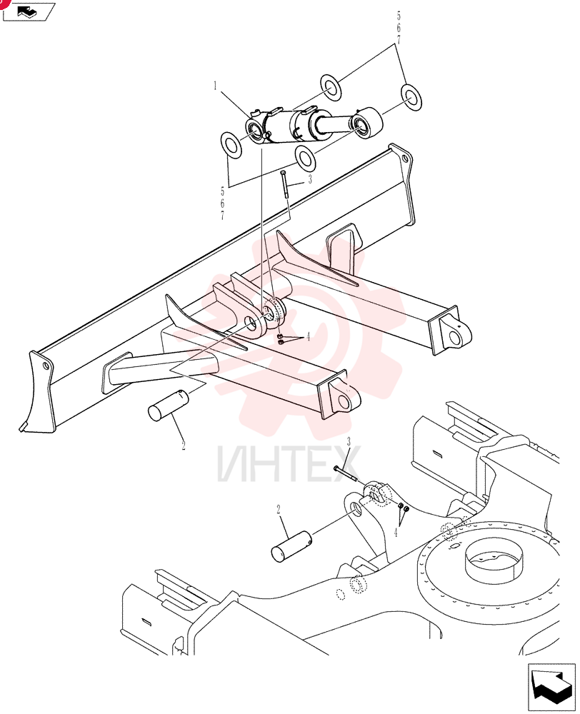 HYDRAULIC CYLINDER YT01V00046F1 (1)