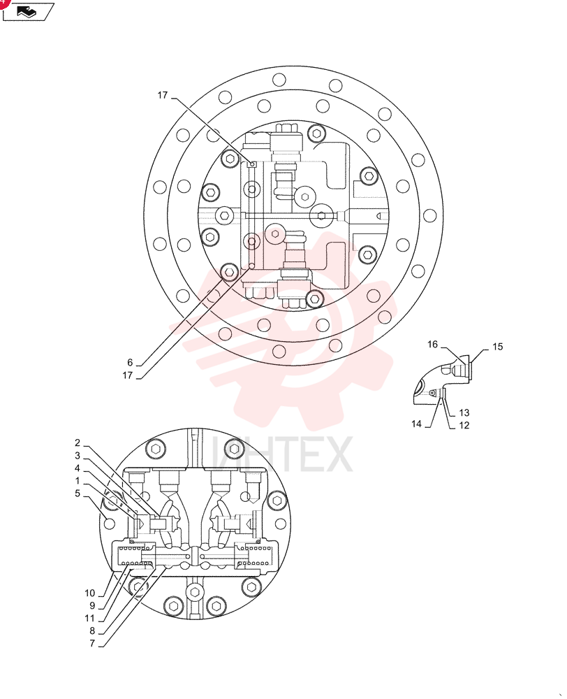 HYDRAULIC MOTOR YT15V00019F1 (3)