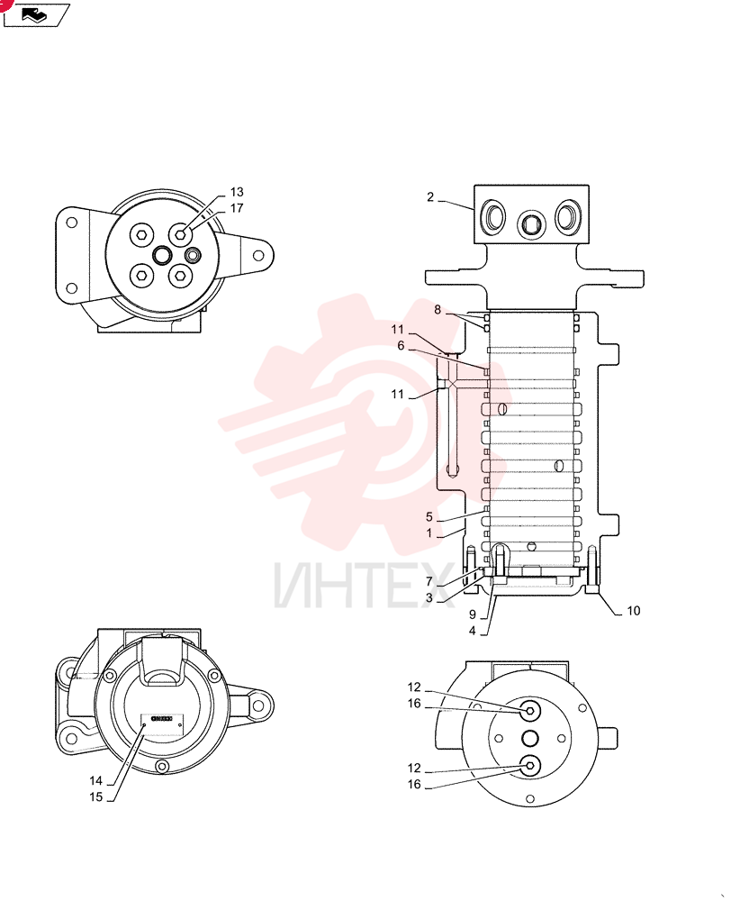 HYDRAULIC SWIVEL YT55V00012F1 (2)