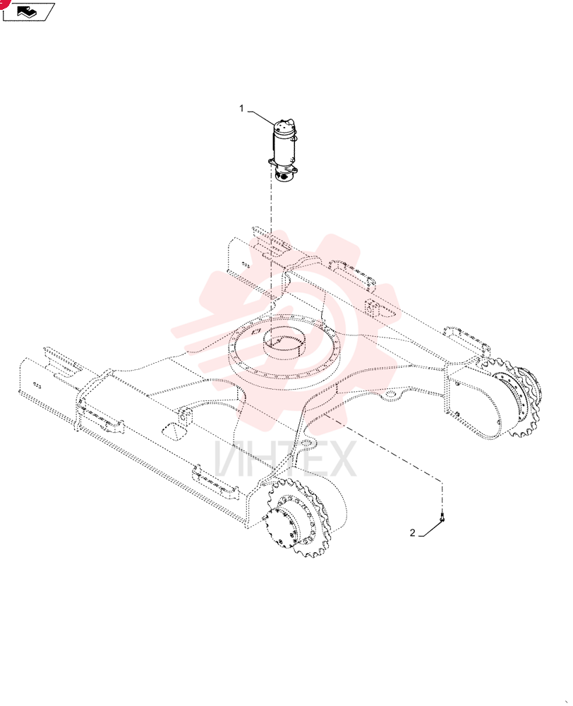 HYDRAULIC SWIVEL YT55V00012F1 (1)