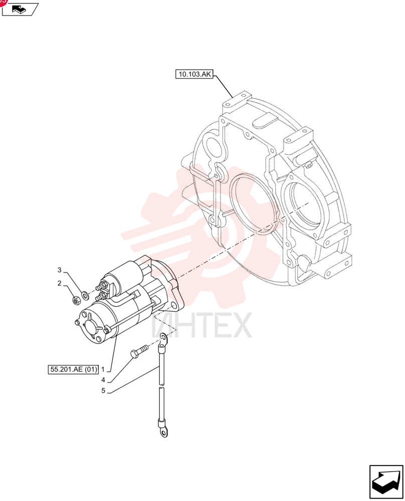STARTER MOTOR VI8980723151