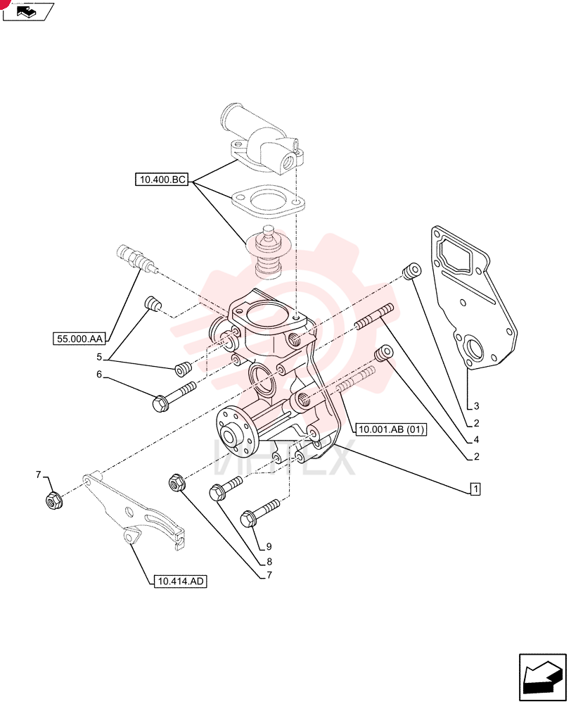 WATER PUMP VI5873111830