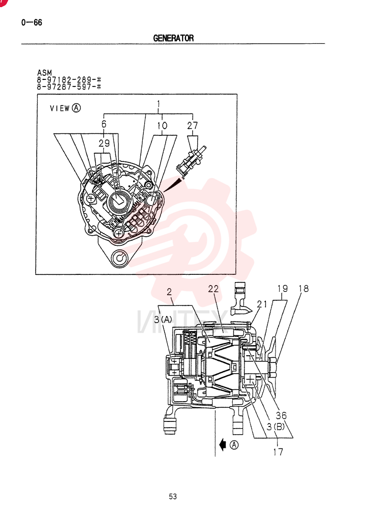 ALTERNATOR VI8971822892