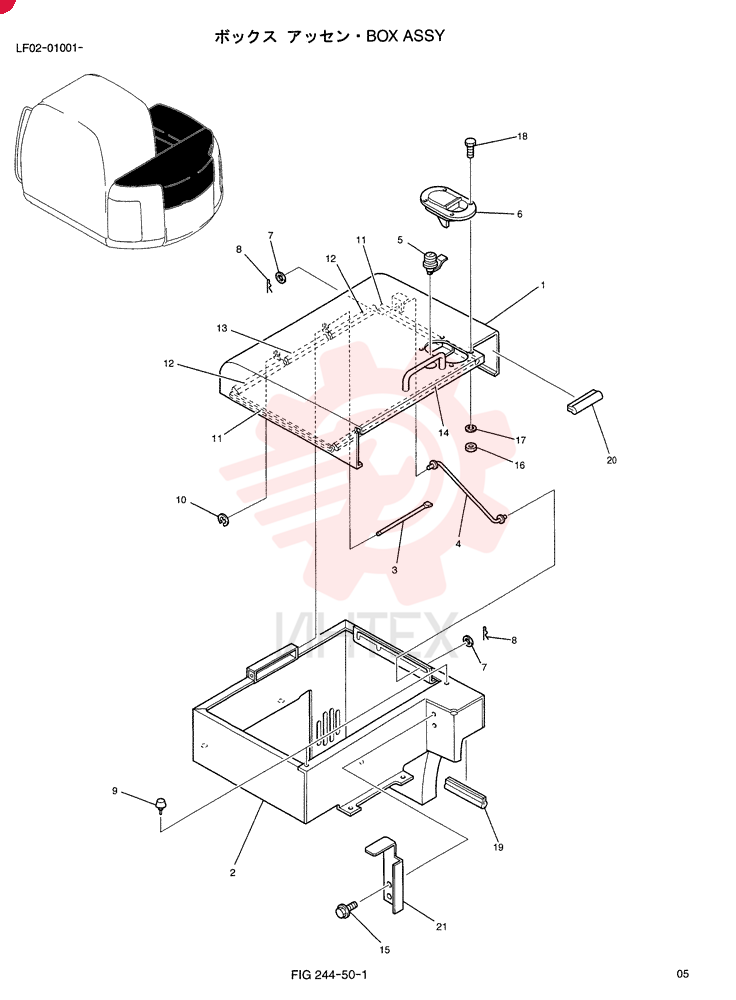 BOX LF21C01050F1