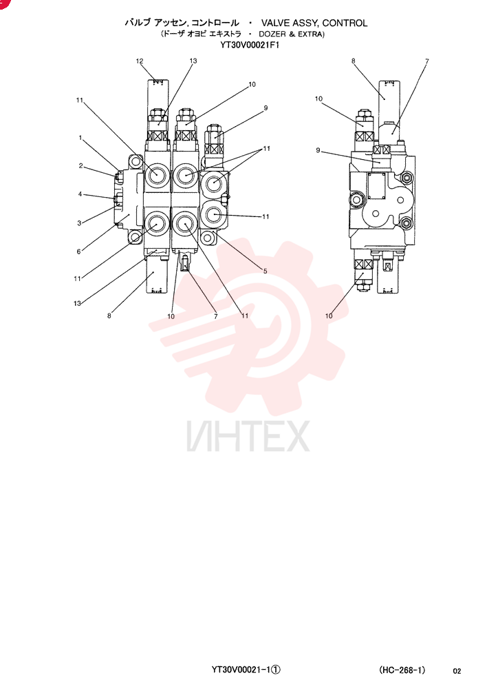CONTROL VALVE YT30V00021F1