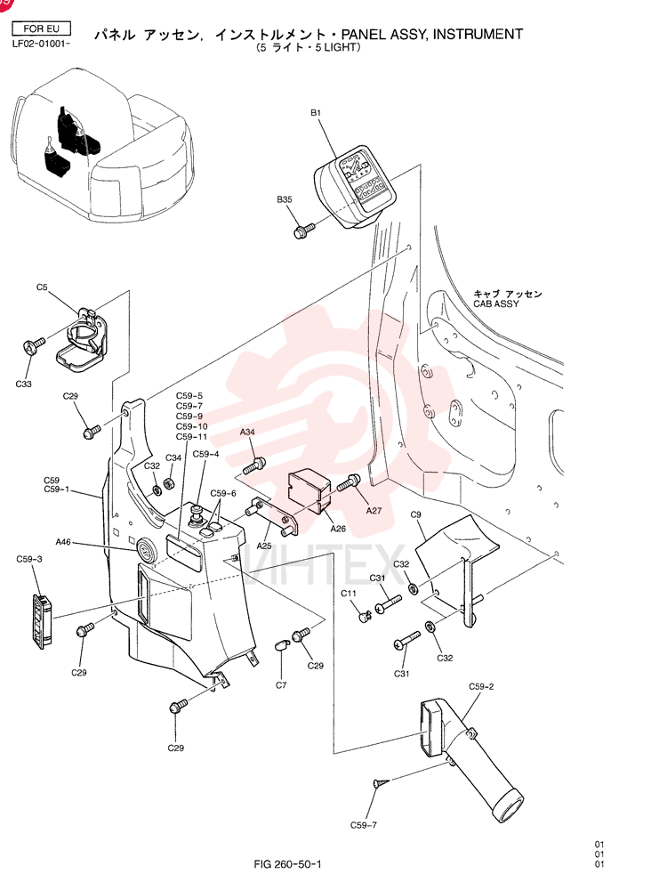 PANEL ASSY, INSTRUMENT YT17M00012F2