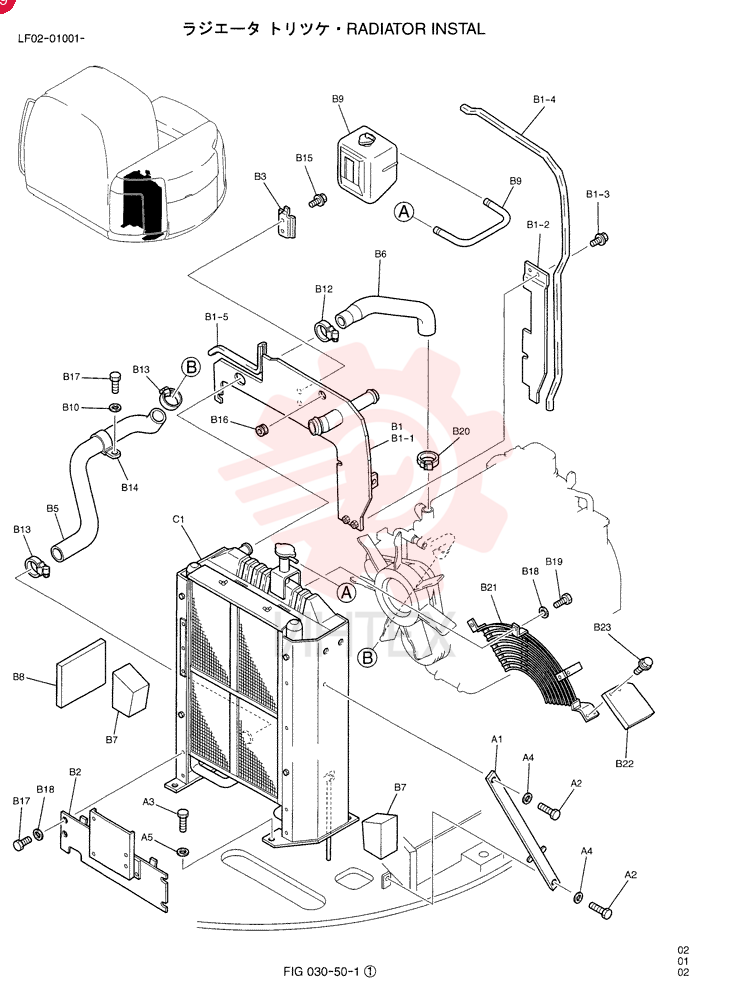RADIATOR INSTAL YT05P00005F1