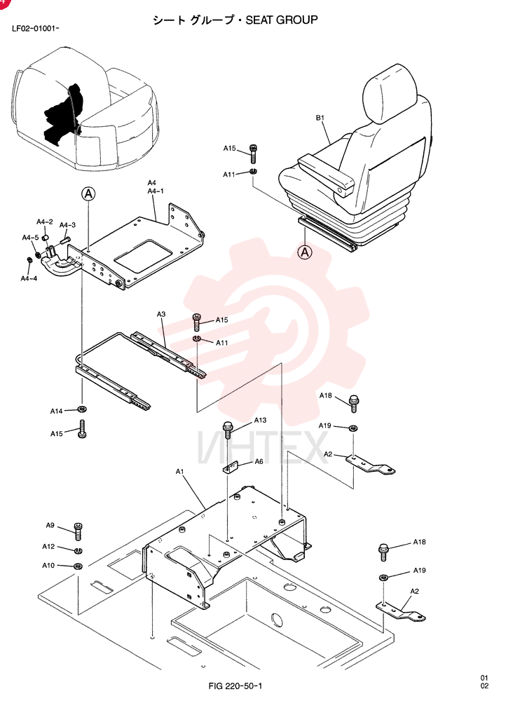 SEAT ASSY. YT25M00026F1