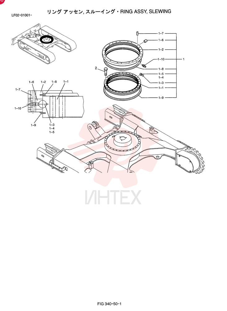 SLEWING RING LE40F00001F1