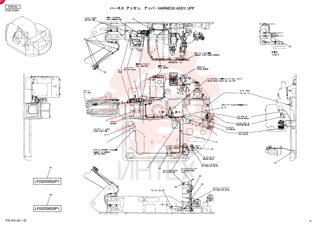 HARNESS ASSY, UPP LF13E00001F4