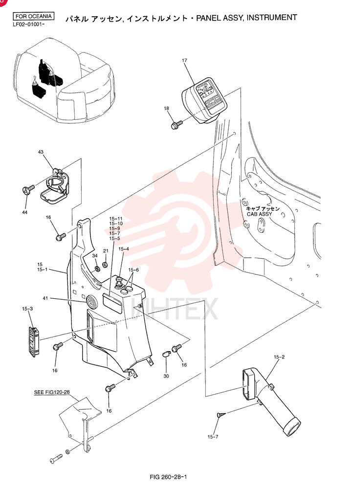 PANEL ASSY, INSTRUMENT YT17M00009F9