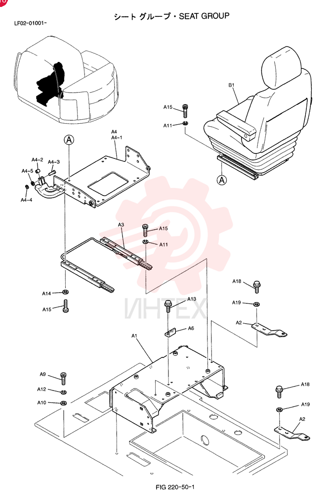 SEAT ASSY. YT25M00026F1