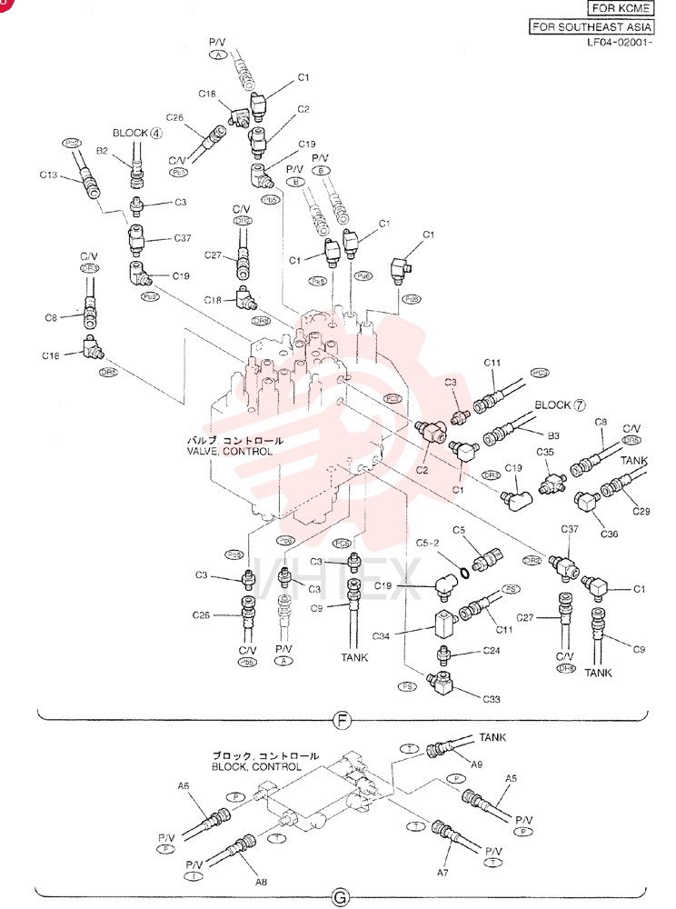 CONTROL LINES, REMOTE LF68H00015F2 (2)