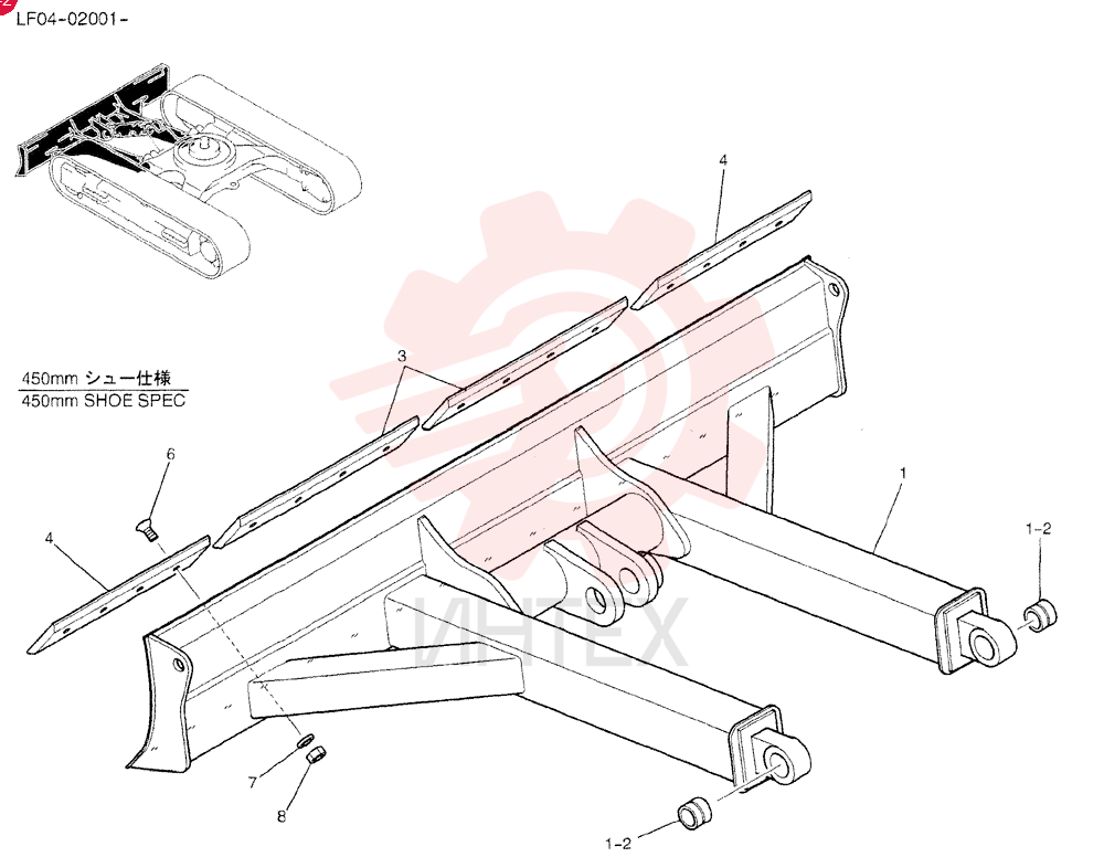 DOZER ASSY. LF51B00028F1
