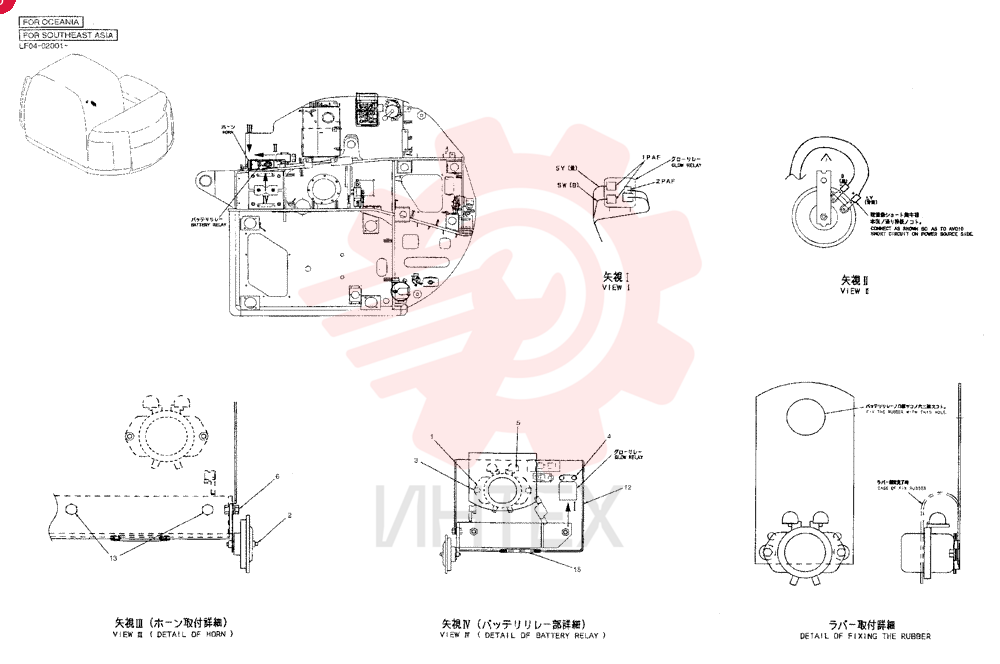 ELEC ASSY., UPP LF03E00002F3