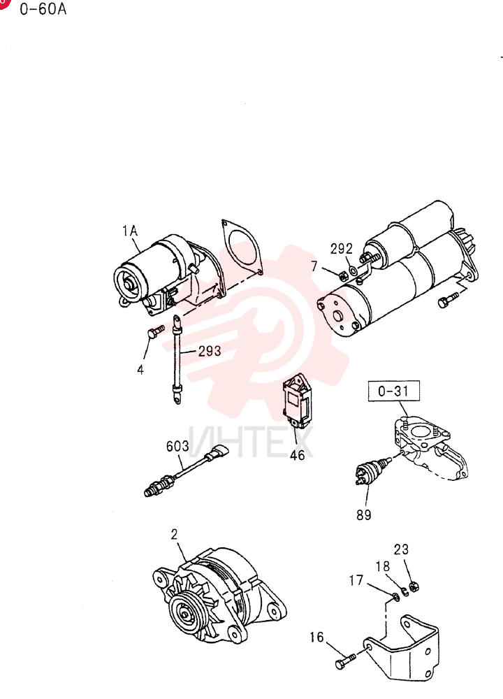 ENGINE ELECTRICAL CONTROL PARTS 0-60A