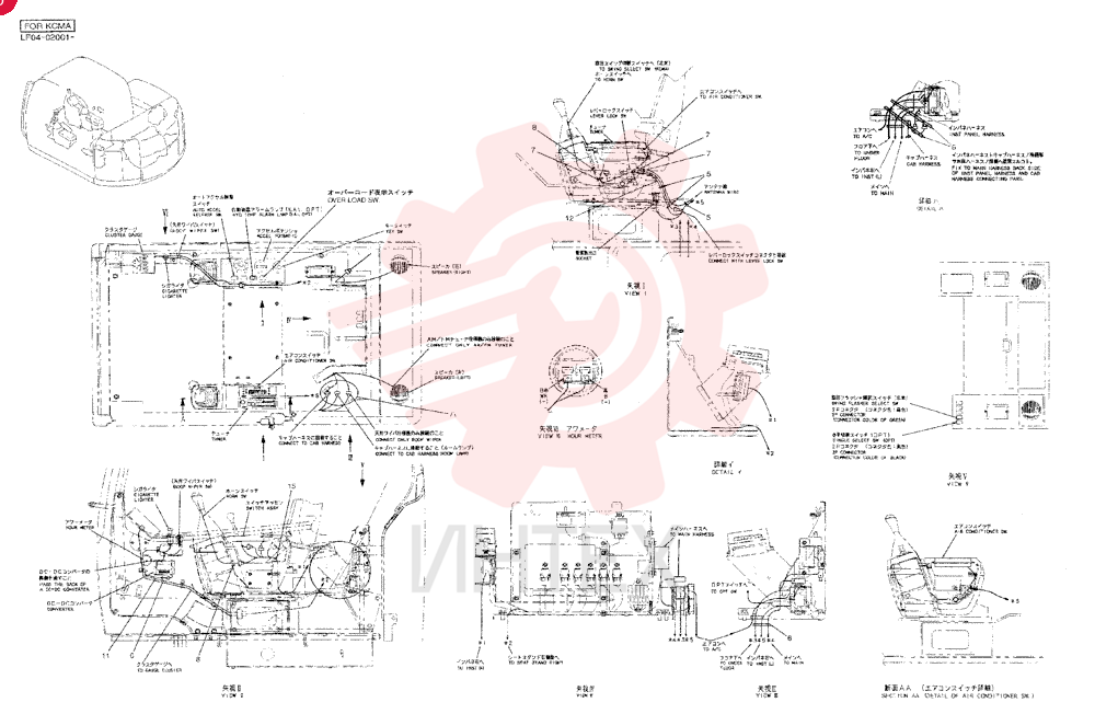 HARNESS ASSY., CAB YT14E00015F7 (2)