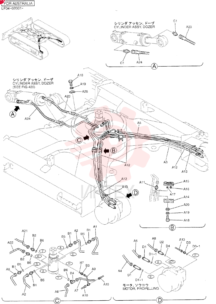 HYD LINES, LOW LF02H00003F1