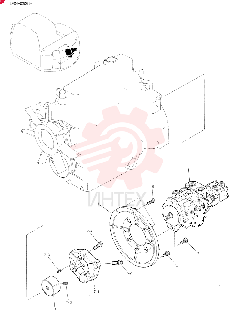 HYDRAULIC PUMP YT10V00009F1 (2)