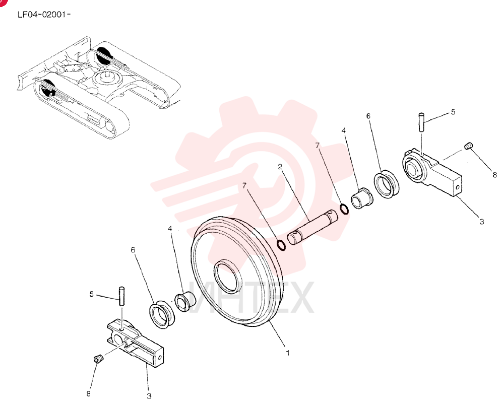 IDLER YT52D00002F1