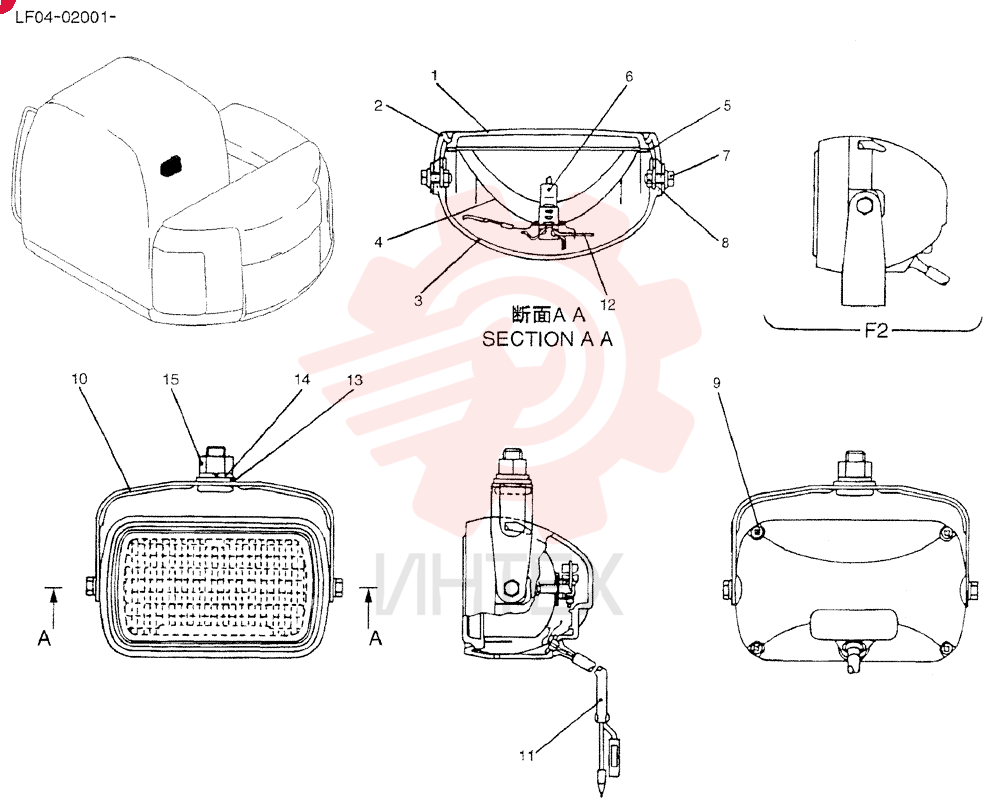 LIGHT ASSY. YN80S00010F1
