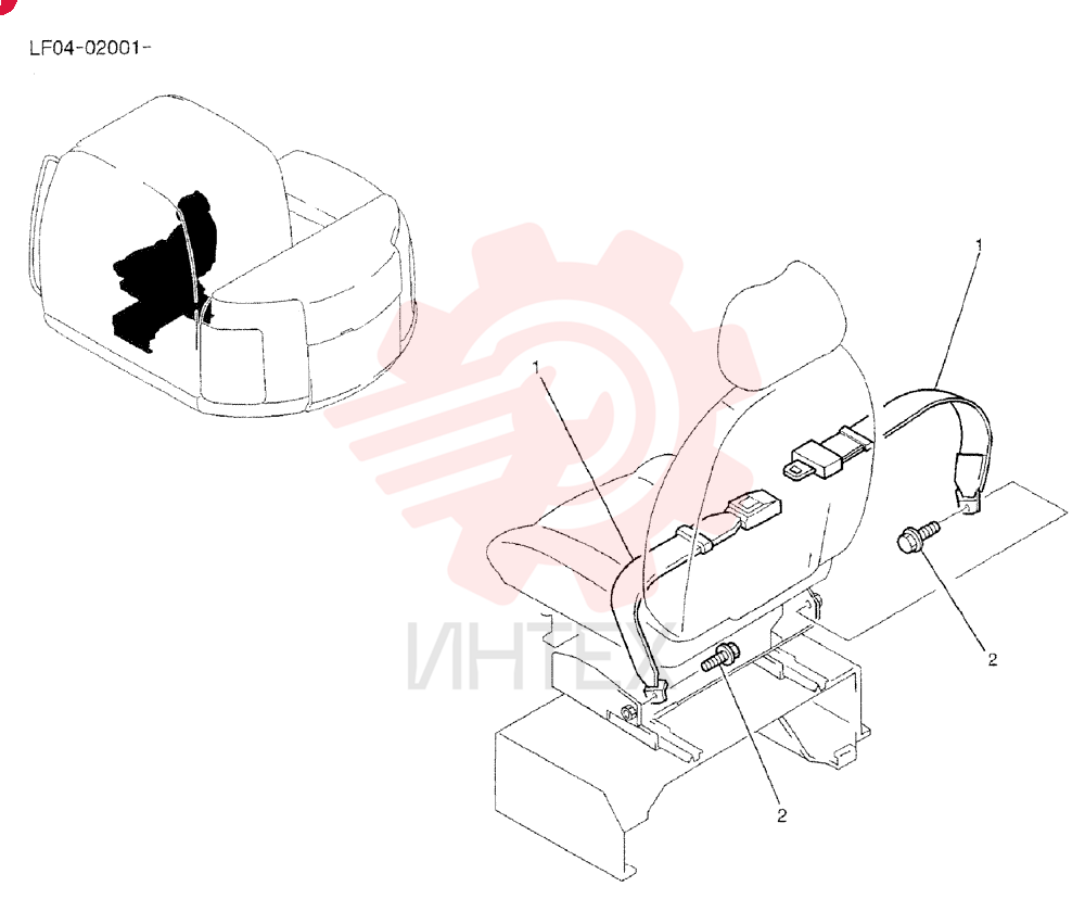 SAFETY BELT YT25M00022F1