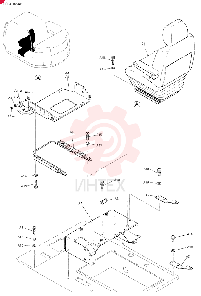 SEAT ASSY. YT25M00026F1