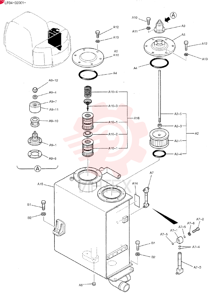 TANK ASSY, HYD LF33H00006F2
